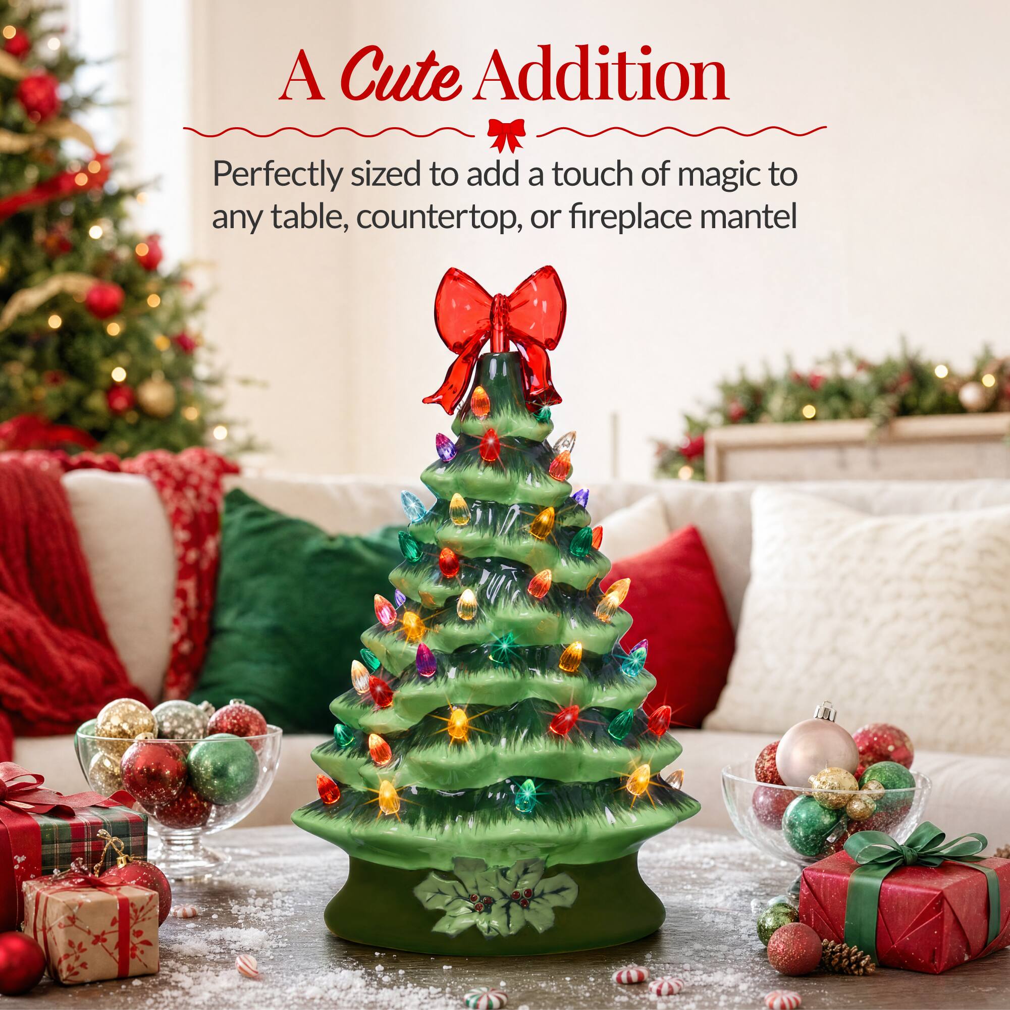 A Cute Addition

Perfectly sized to add a touch of magic to any table, countertop, or fireplace mantel