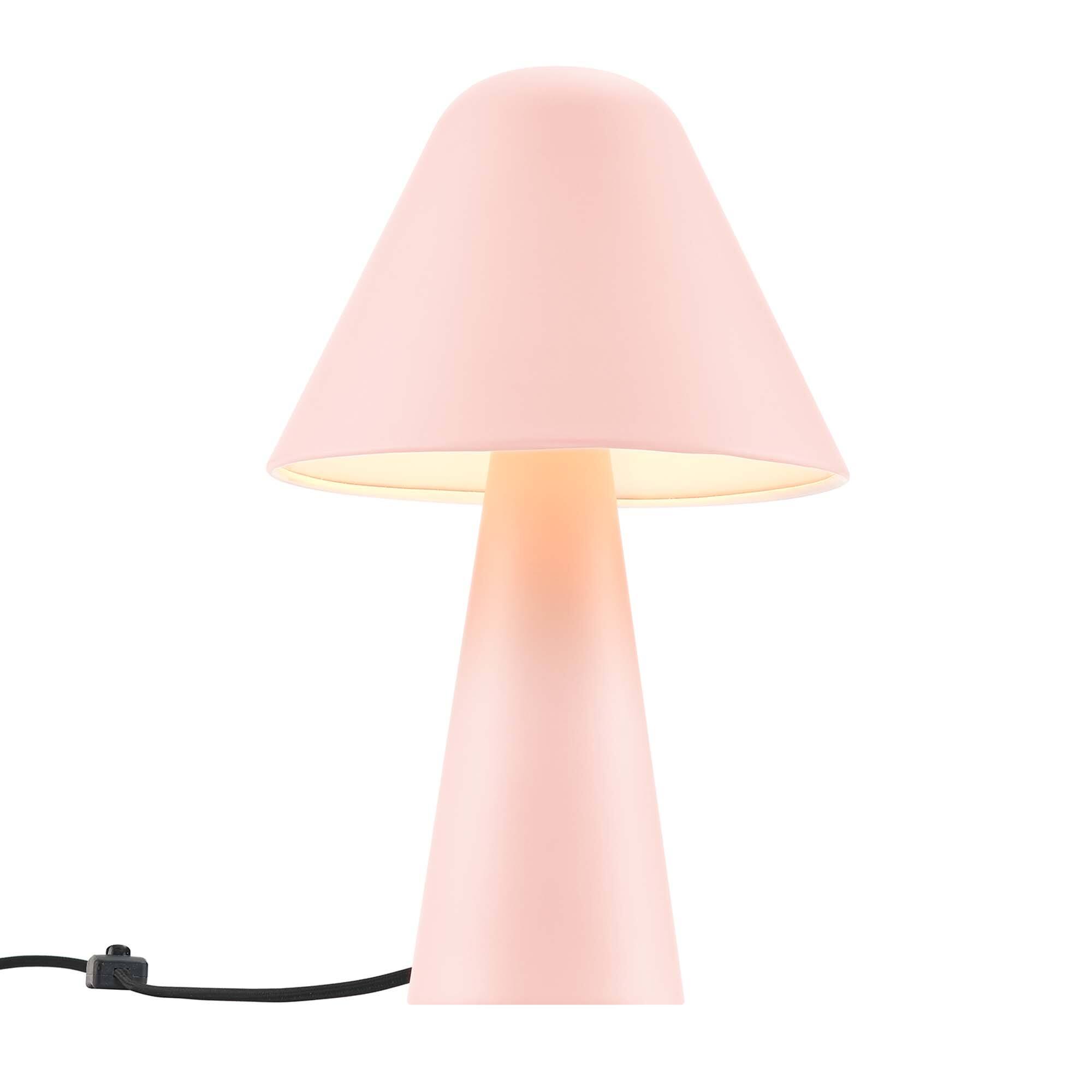 Alt View 2. Modway - Jovial Metal Mushroom Table Lamp by Modway - Pink.