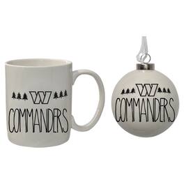 The Memory Company - Washington Commanders Holiday Ornament & Mug Set - Multicolor