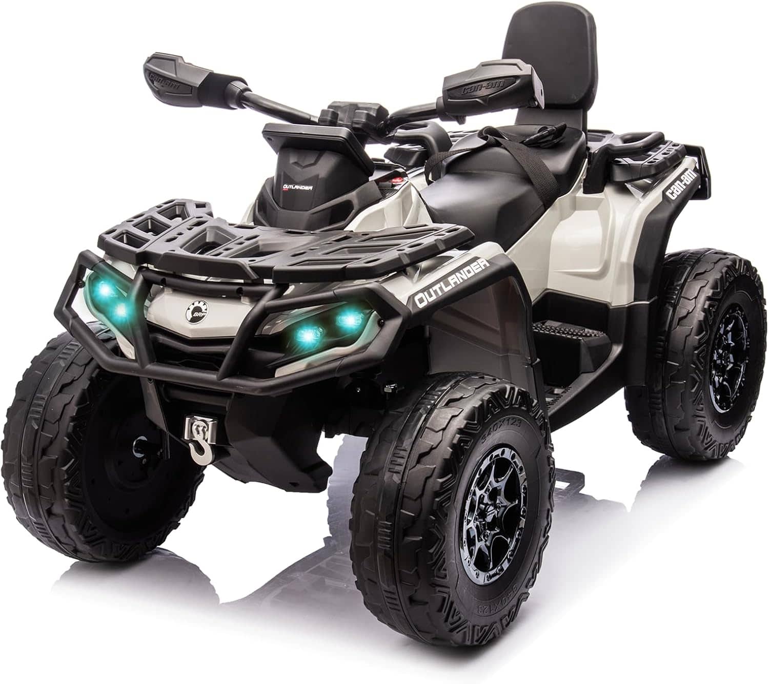 Electrodes Masters - 4 Wheel Kids ATV, Bombardier Licensed Electric ATV, 12V Ride On Toy Car, Battery Powered Vehicle w/2-Seater, LED Lights price history on PriceWatchPro