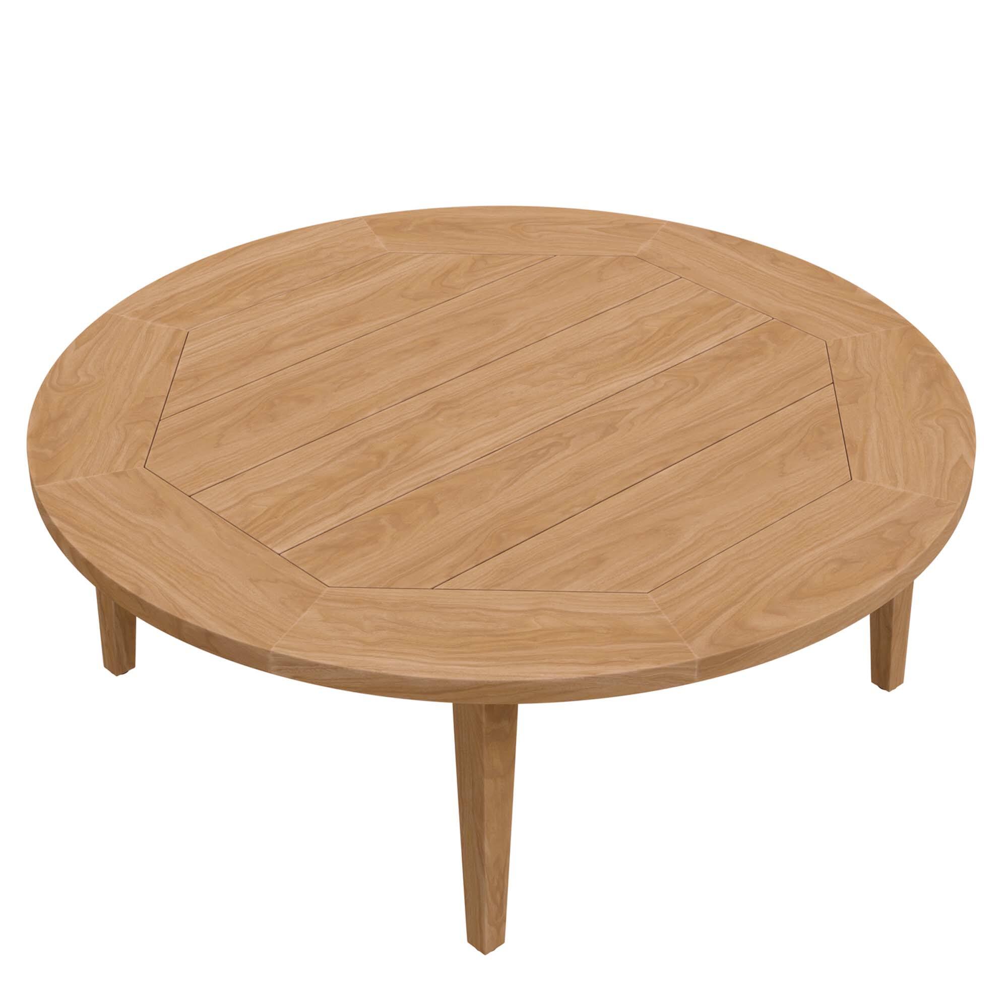 Alt View 1. Modway - Brisbane Teak Wood Outdoor Patio Coffee Table by Modway - Natural.