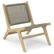 Front. Simpli Home - Kendie Outdoor Indoor Lounge Chair - Natural Taupe.
