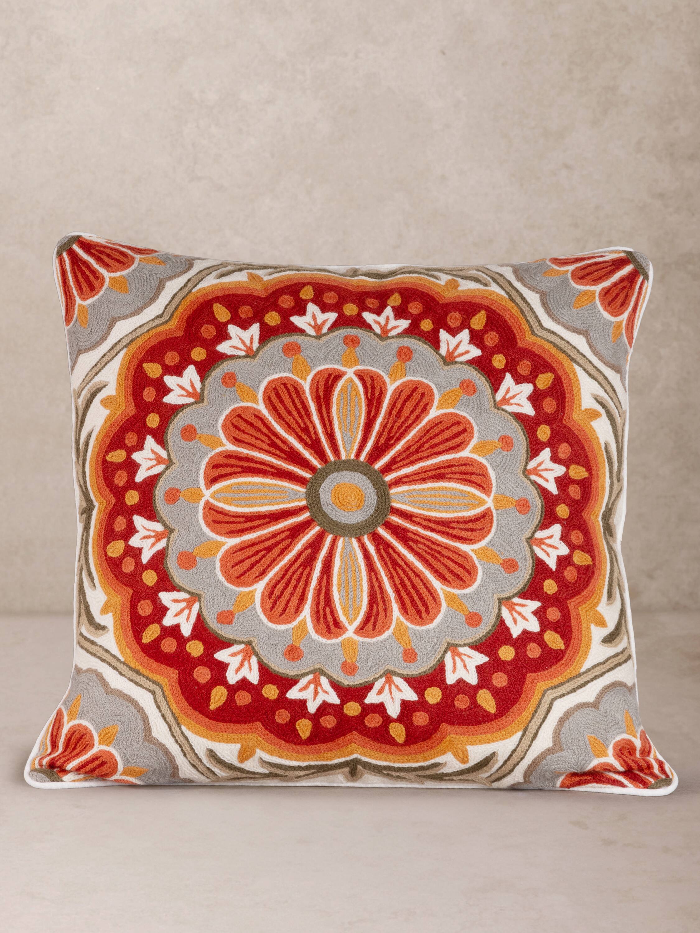 Angle. GAURI KOHLI - Holi Pillow - Multicolored.