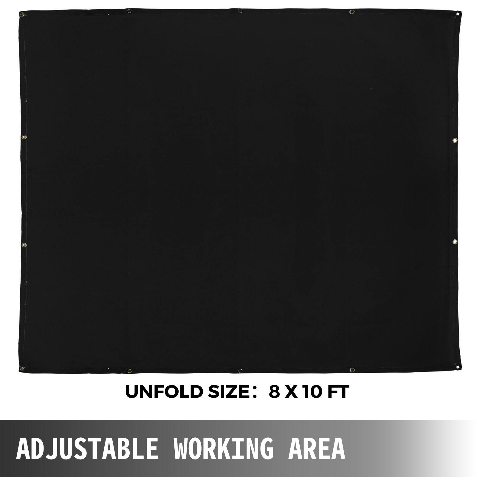 UNFOLD SIZE: 8 X 10 FT  
ADJUSTABLE WORKING AREA