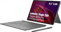 Lenovo - Yoga Tab - 11.1" 3.2K Tablet - 12GB RAM - 256GB UFS - with Keyboard + Pen - Luna Grey - Front_Zoom