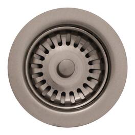 Whitehaus - 3 1/2" Basket strainer - Brushed Nickel