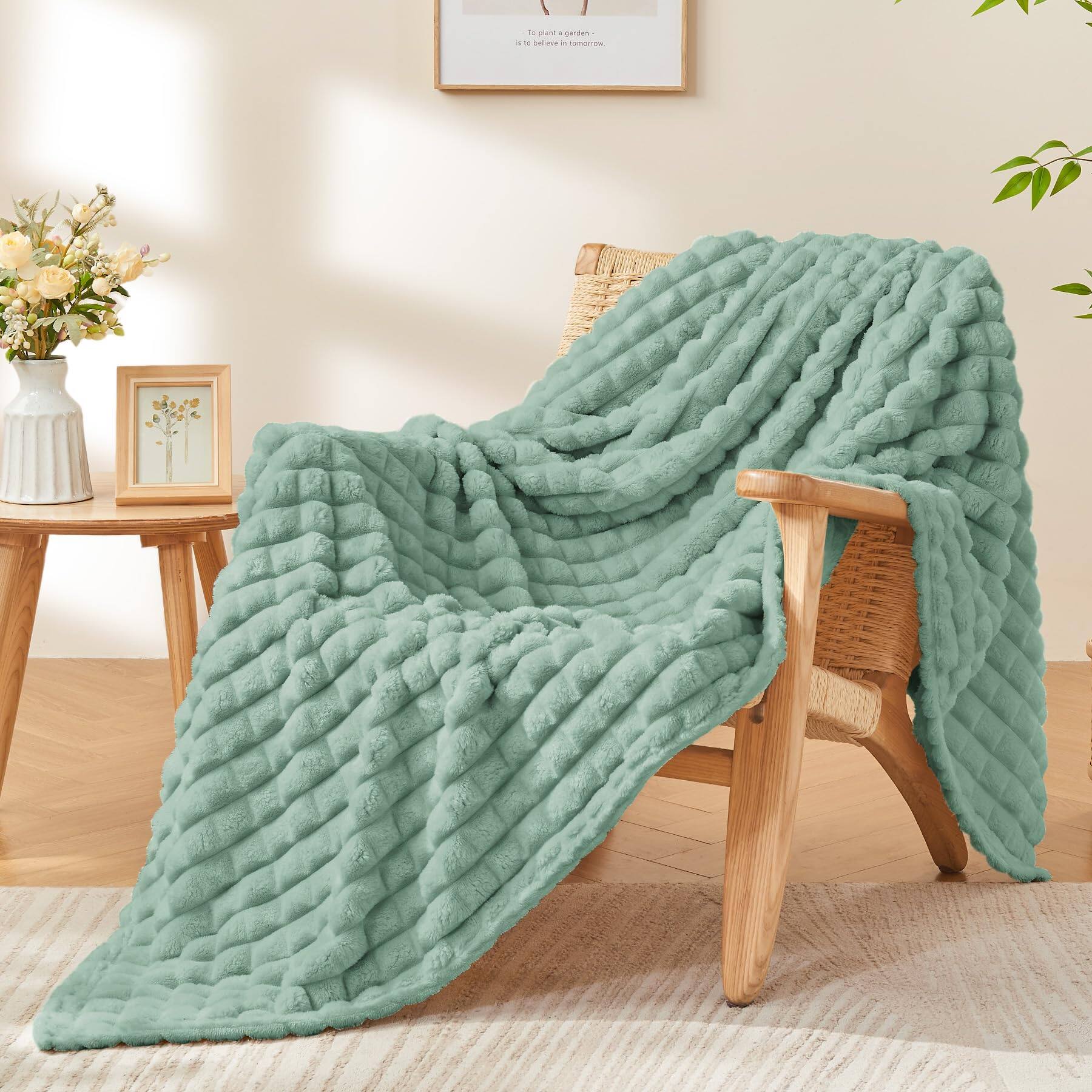 Sage Green Throw XL(50"x70")