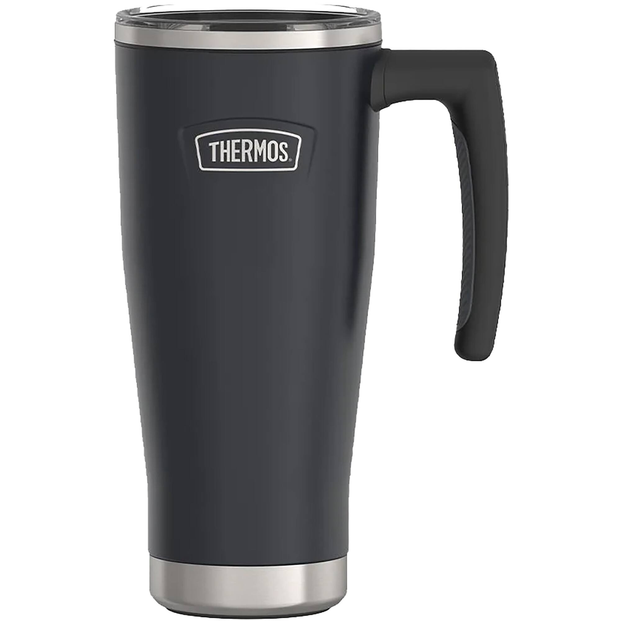 Front. Thermos - Thermos 18 oz. Icon Vacuum Insulated Stainless Steel Mug - Granite - Granite.