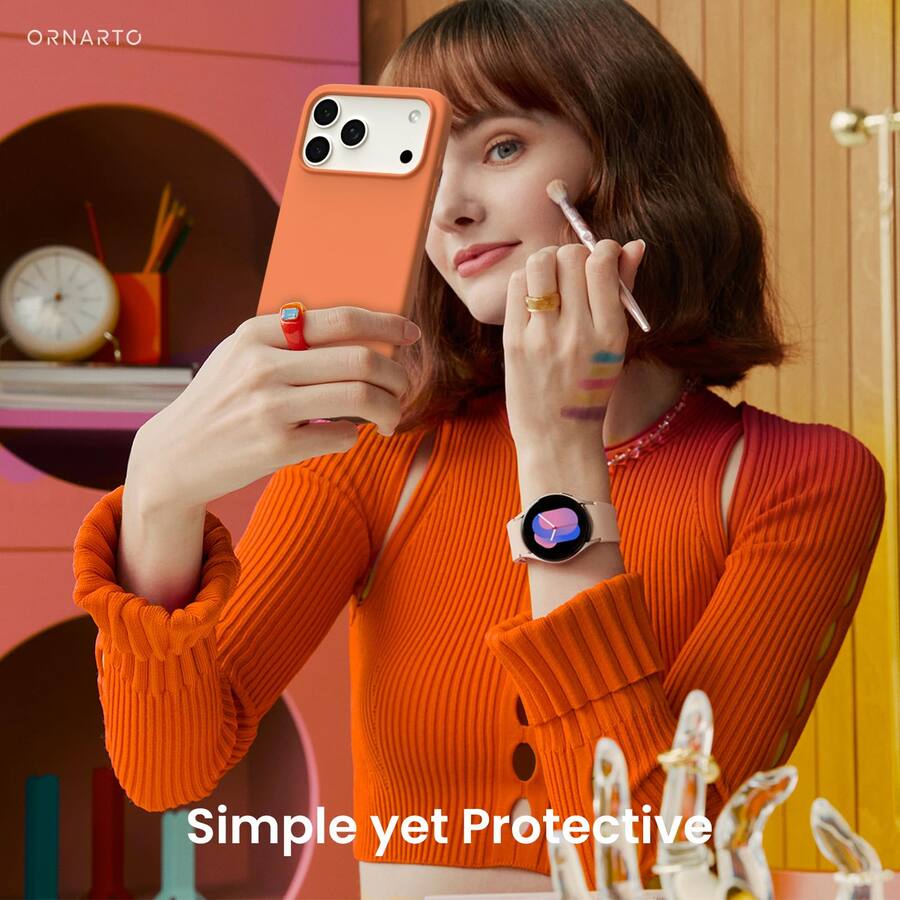 Dasty Orange Ornarto Designed for iPhone 17 Pro Max Case 6.9