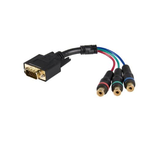 Startech - HD15 to Component RCA Breakout Cable Adapter - M/F