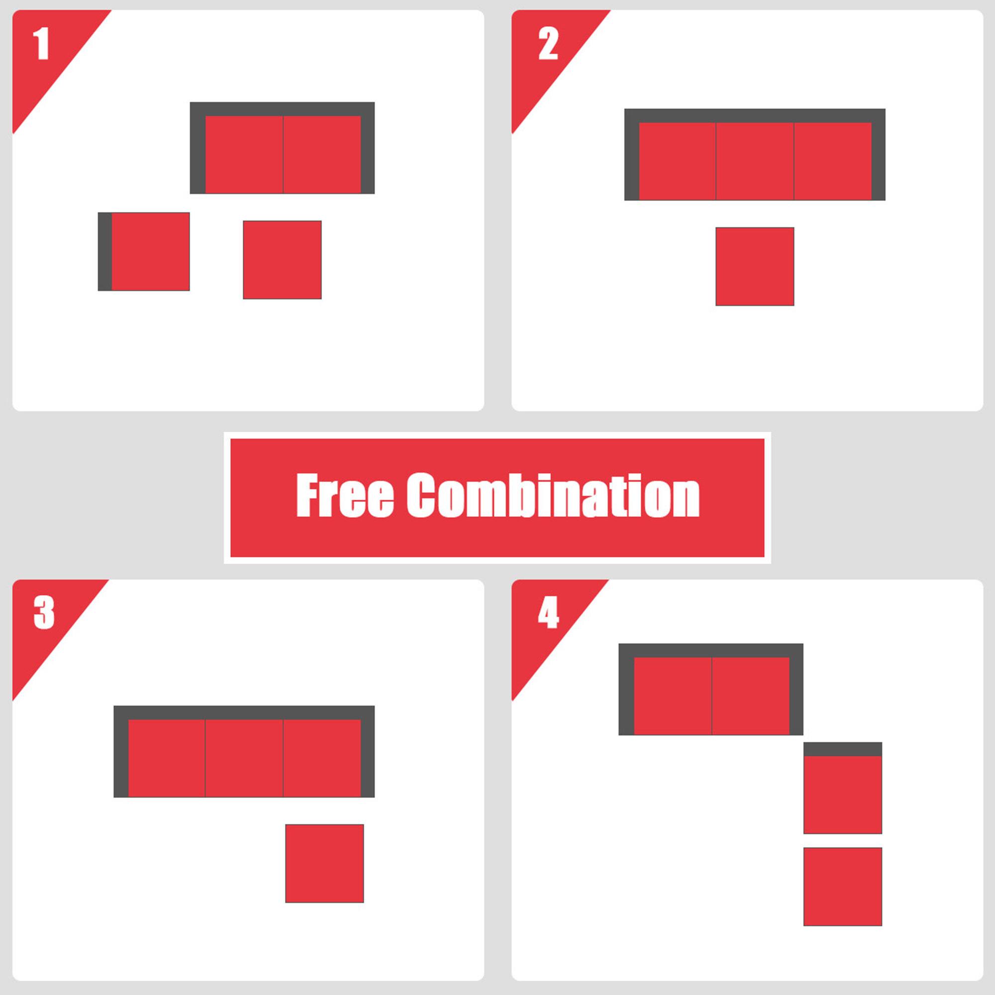 1 2 3 4 Free Combination