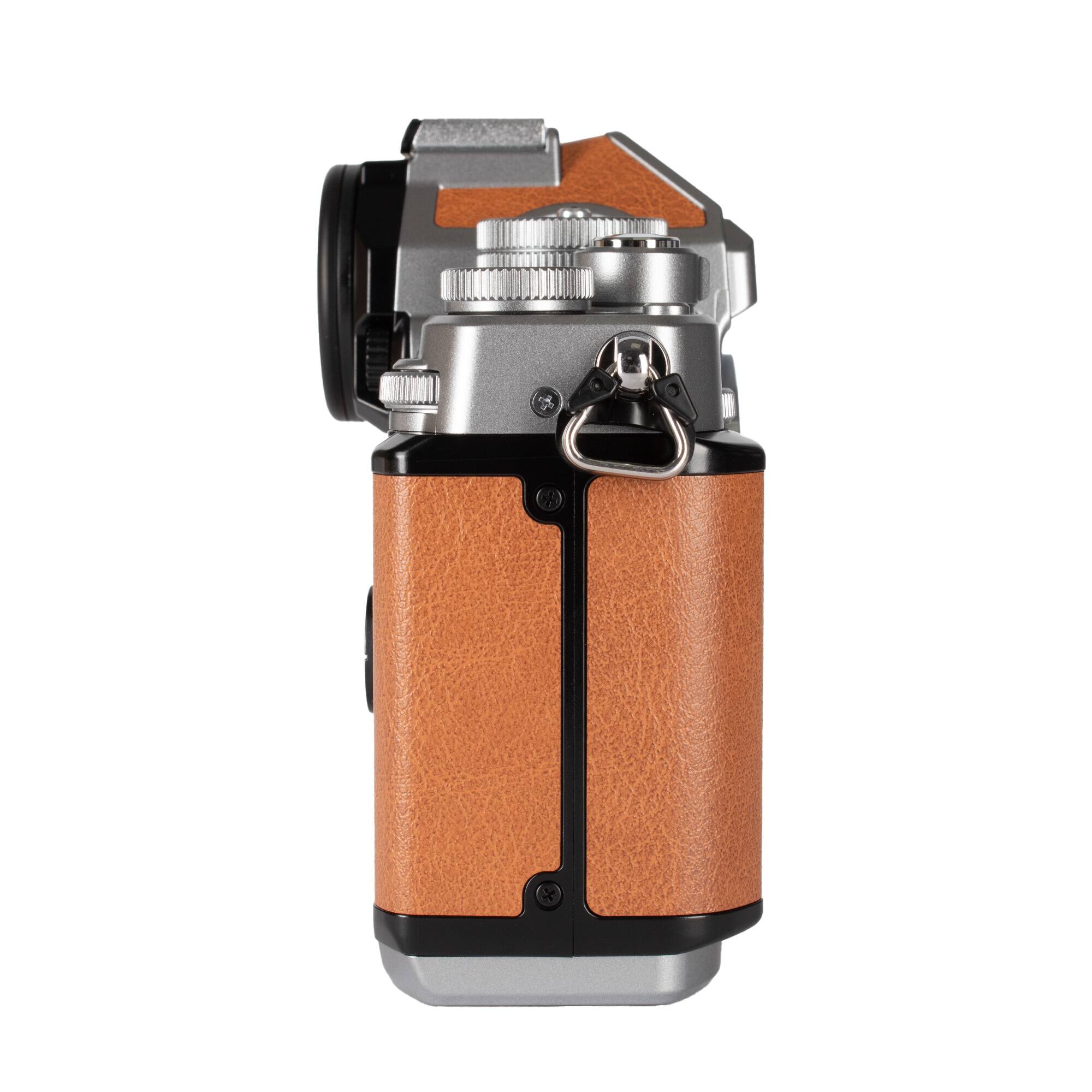 Nikon Z f Mirrorless Camera Silver/Cognac Brown - Best Buy