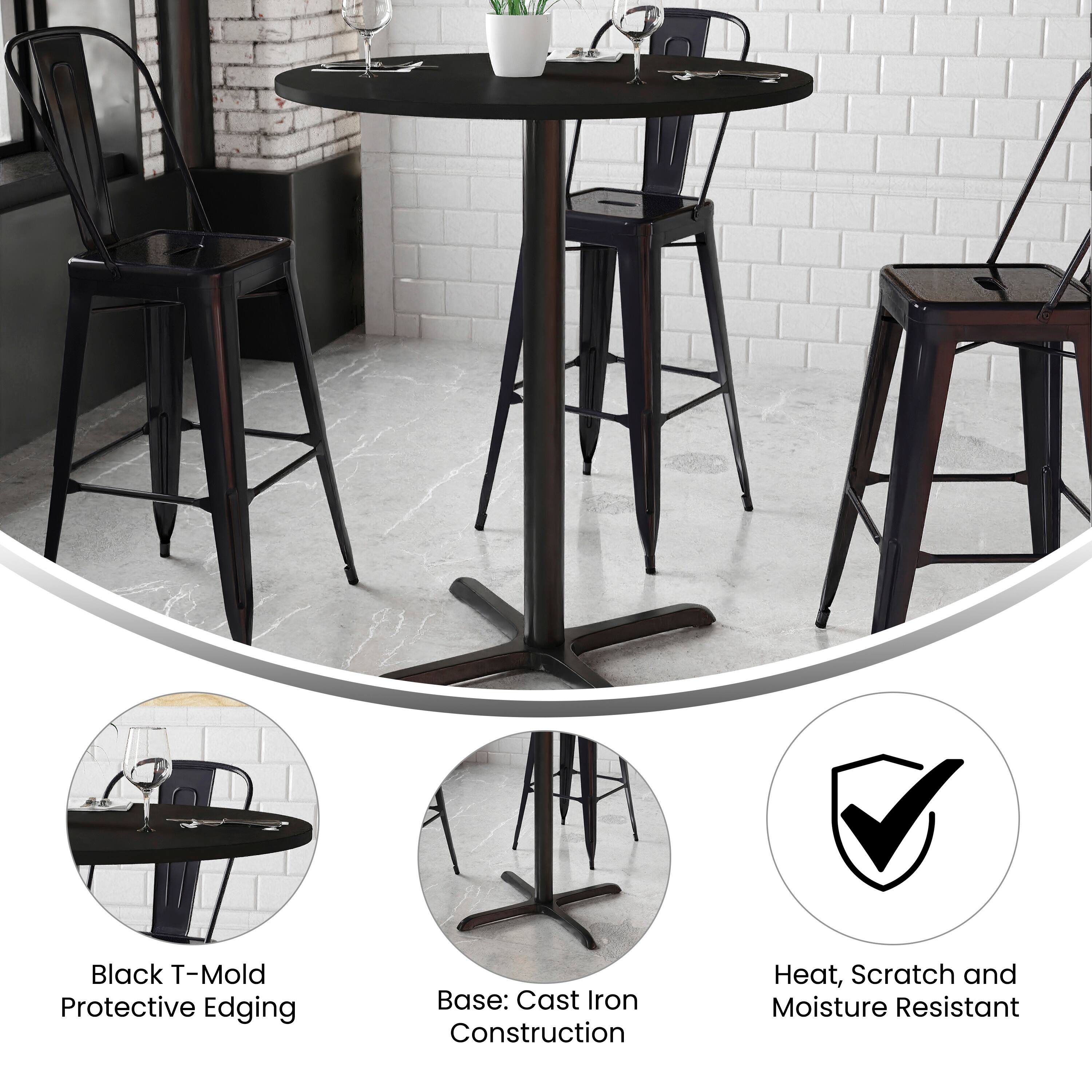 Black T-Mold Protective Edging  
Base: Cast Iron Construction  
Heat, Scratch and Moisture Resistant