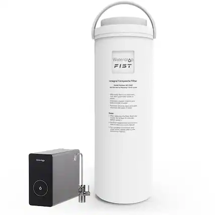 Waterdrop FIST Integral Composite Filter - WES WD-D6RF
- Made to effectively filter sediment, suspended solids, organic matter, and heavy metals in water.
- Removes chlorine, sand, and improves the taste of water.
Note:
- After replacing the filter, flush the filter for at least 20 minutes before using.
- For filter replacement instructions, refer to the instruction manual.
- For company information and other issues, please refer to the instruction manual.