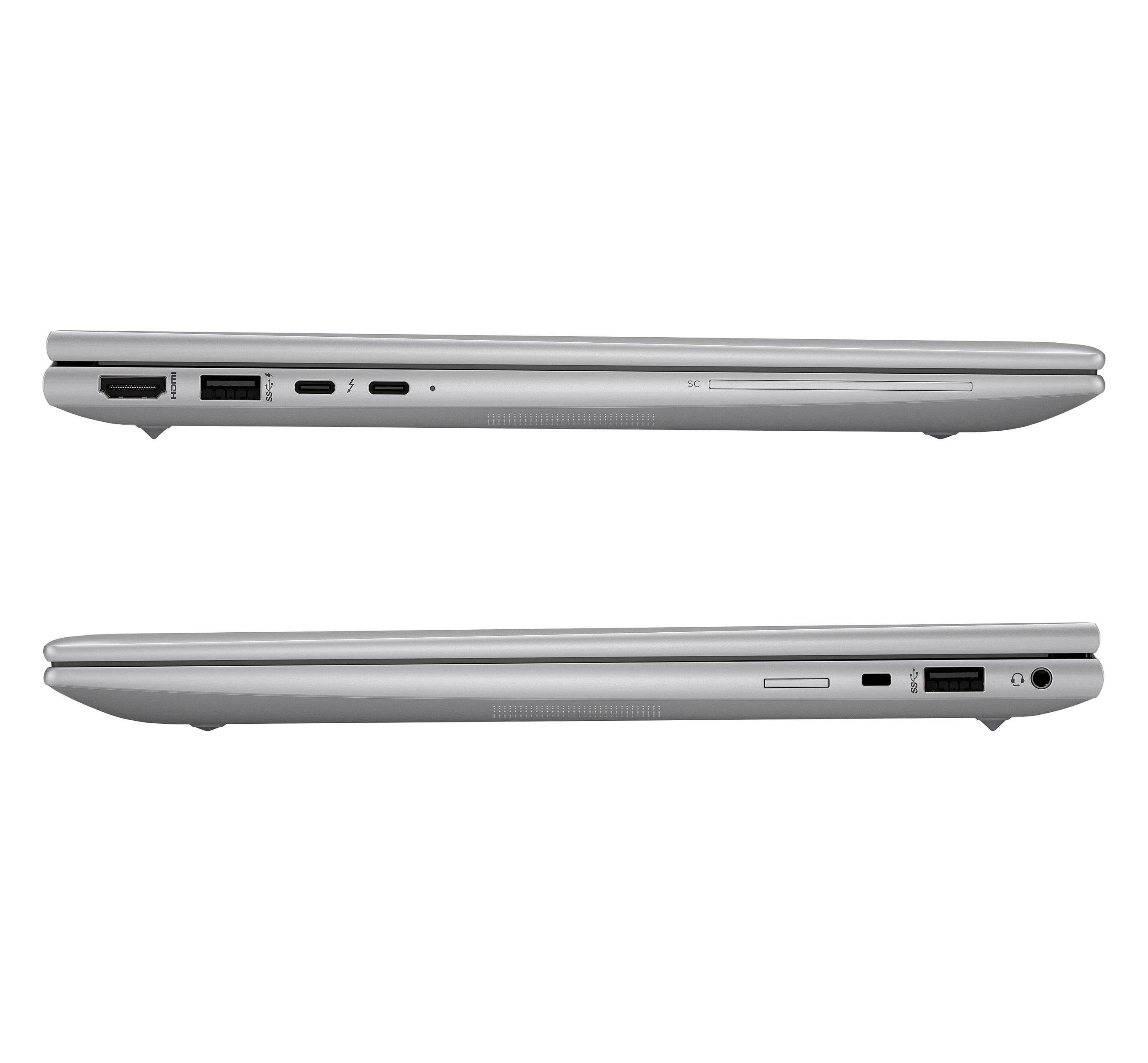 Left. HP - HP ZBook Firefly 14 G9 Core i5-1250P 1.7GHz, 32GB, 2TB SSD, 14" FHD, Windows 11 Pro (Refurbished) - Silver.