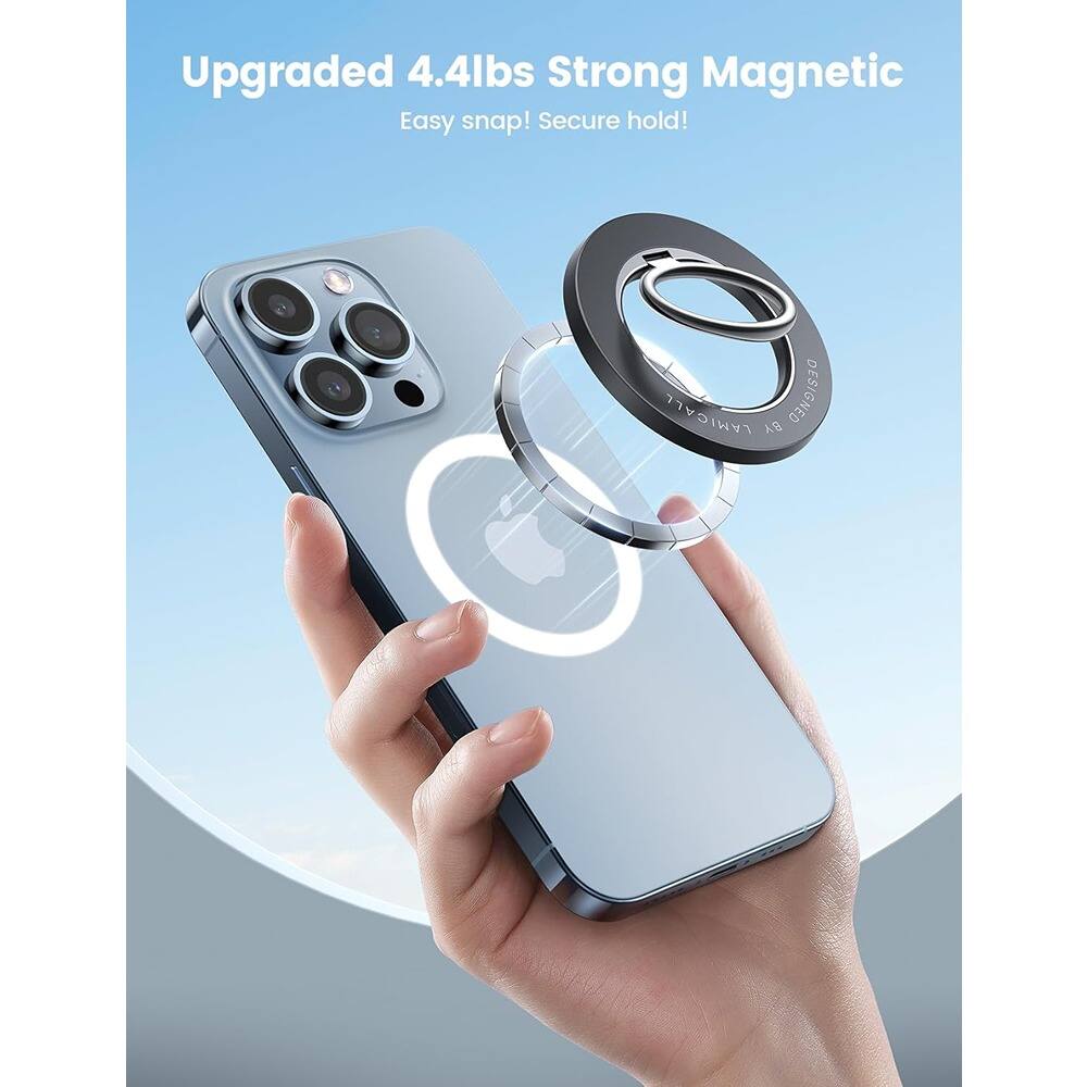 Upgraded 4.4lbs Strong Magnetic  
Easy snap! Secure hold!  
LAMICALL A8