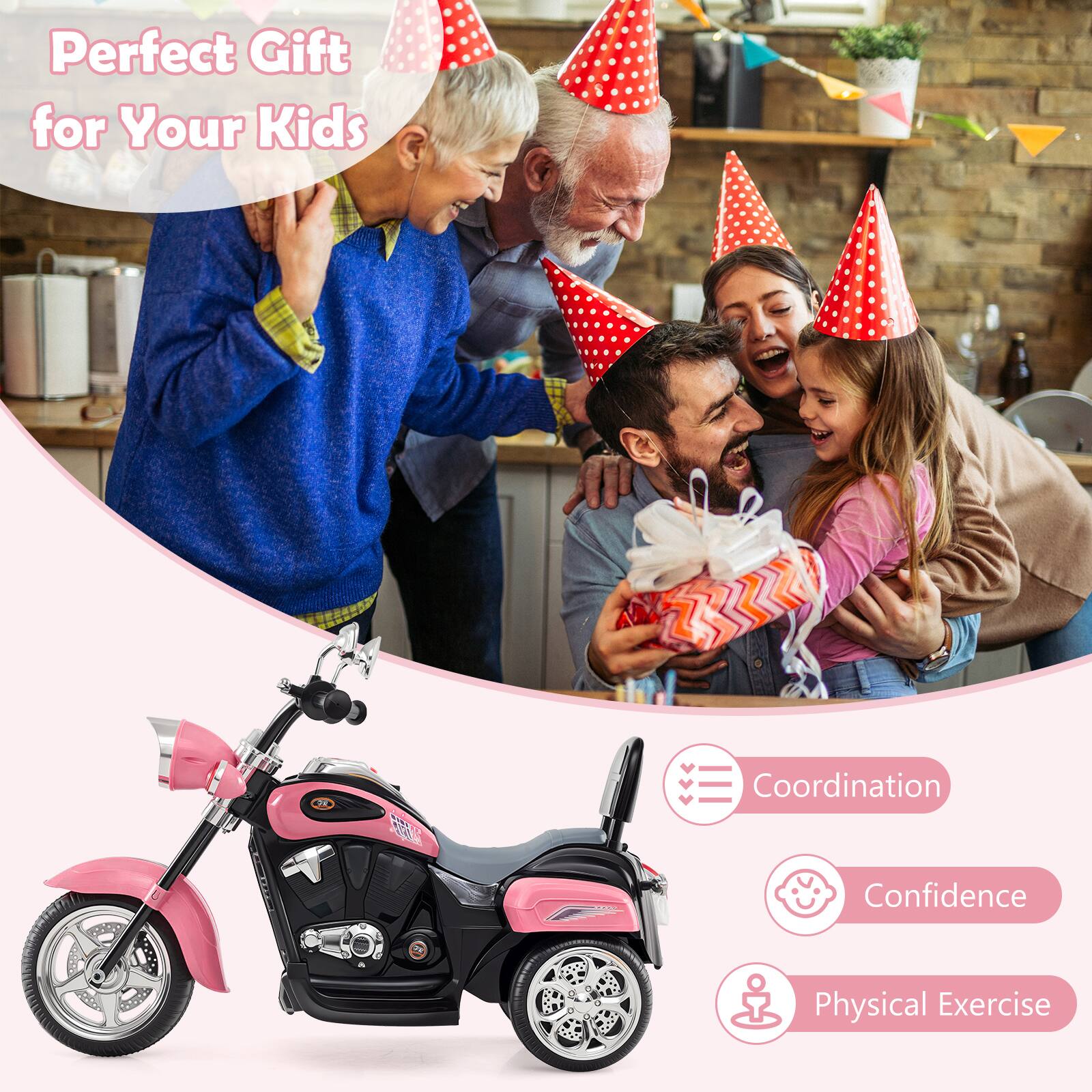 Perfect Gift for Your Kids

Coordination  
Confidence  
Physical Exercise