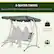 3-SEATER SWING
Enjoy a comfortable swing bench with up to 2 of your best friends.
Weight Capacity 280kg/616 lbs
Seats Up to 3
