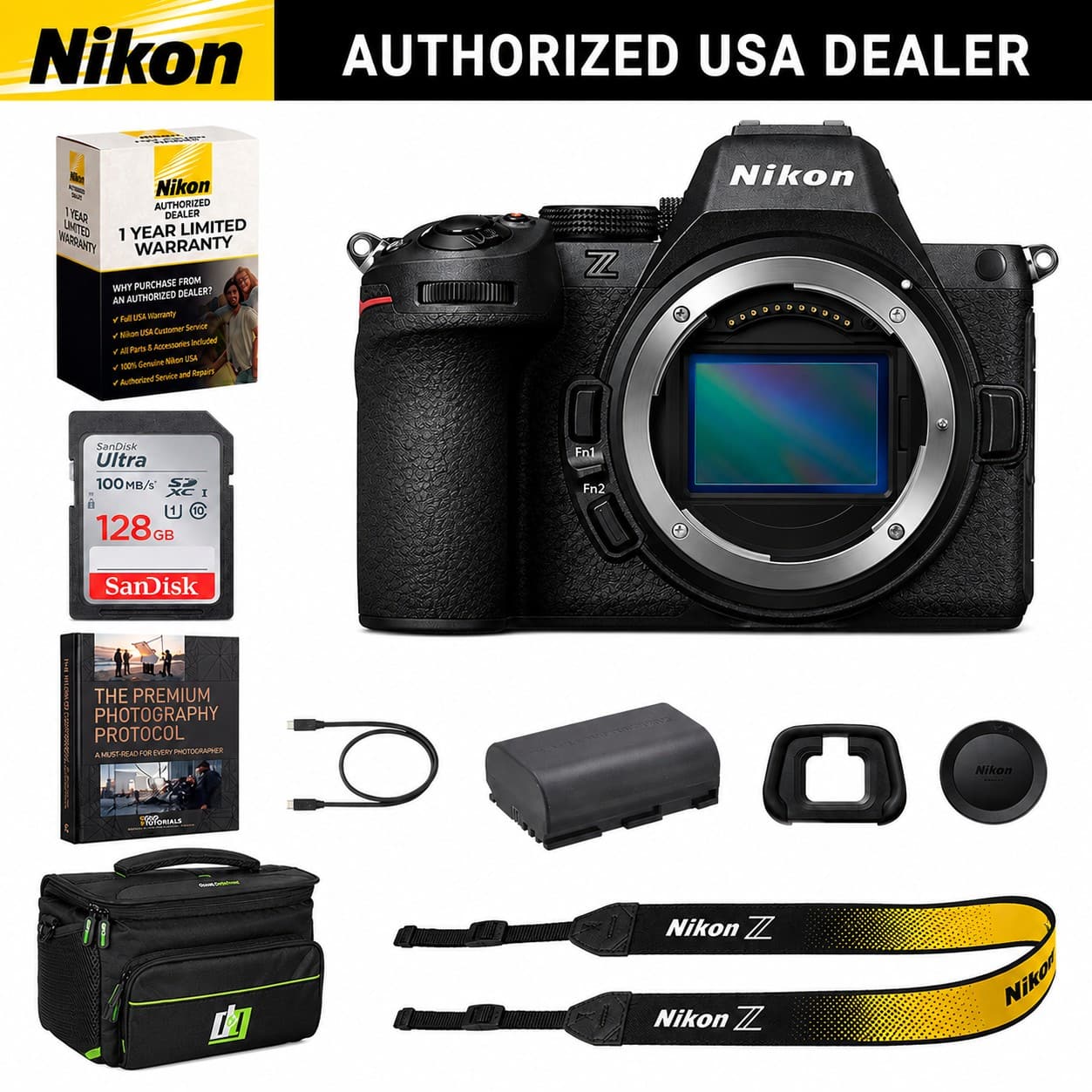 Bundle - Nikon - Z5II Full-Frame FX-format Mirrorless Camera Body + Deco Essentials eBook Package