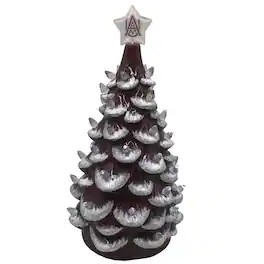 Santa's Workshop - Maroon Alabama A&M Bulldogs 14'' Ceramic Tree - Red