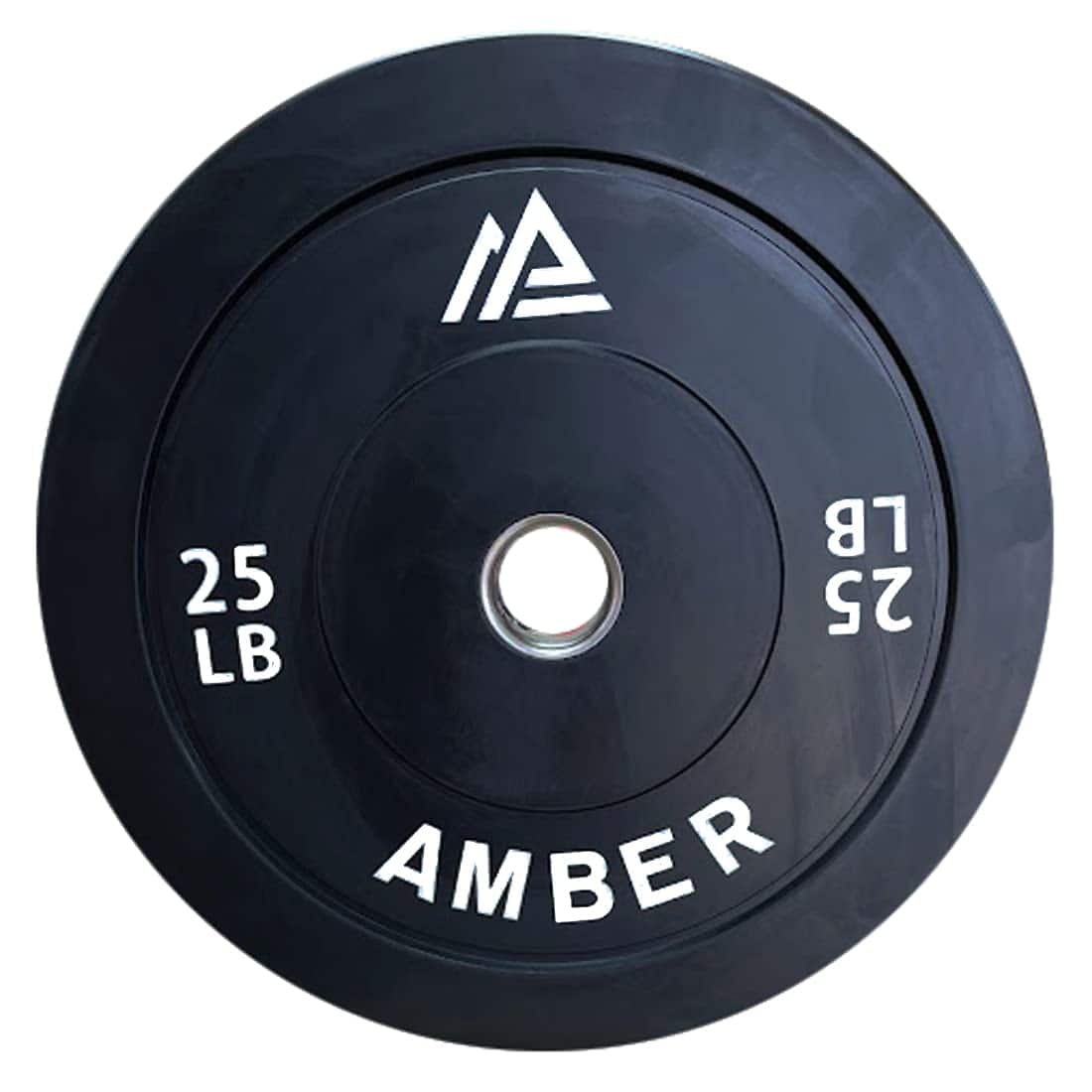 Amber Sporting Goods - Olympic Bumper Plates Pair, Rubber Weight Plates with 2-Inch Steel Hub, Cross Training – 25lb - Black price history on PriceWatchPro