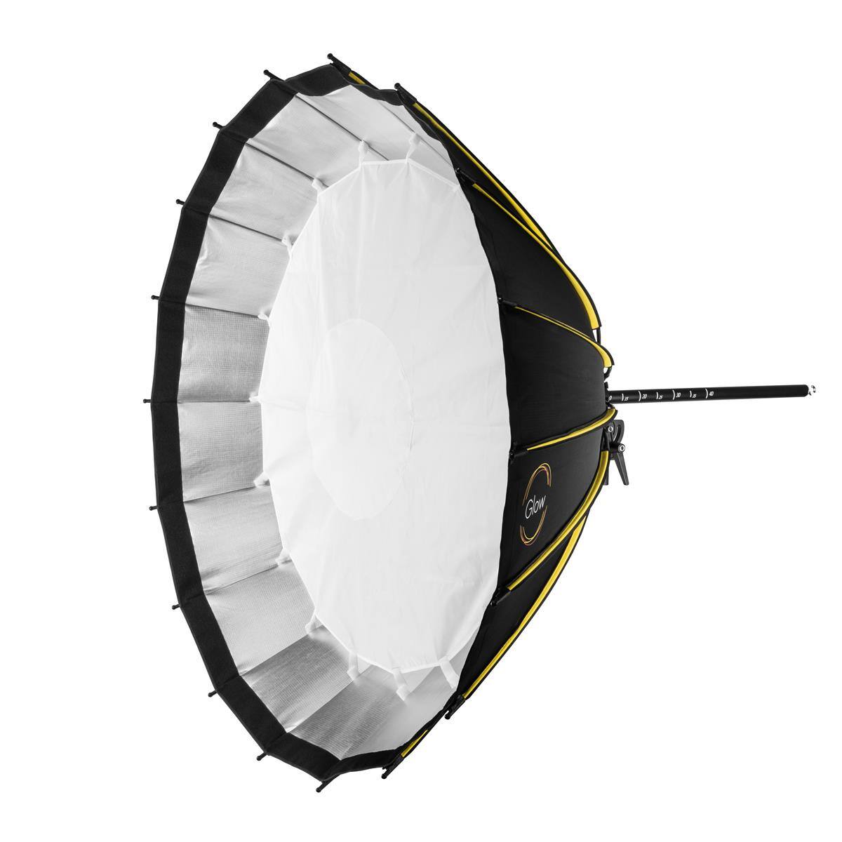Alt View 1. Glow - Glow Profond Quick-Open 55" Parabolic Softbox w/Focusing Rod System (144cm).