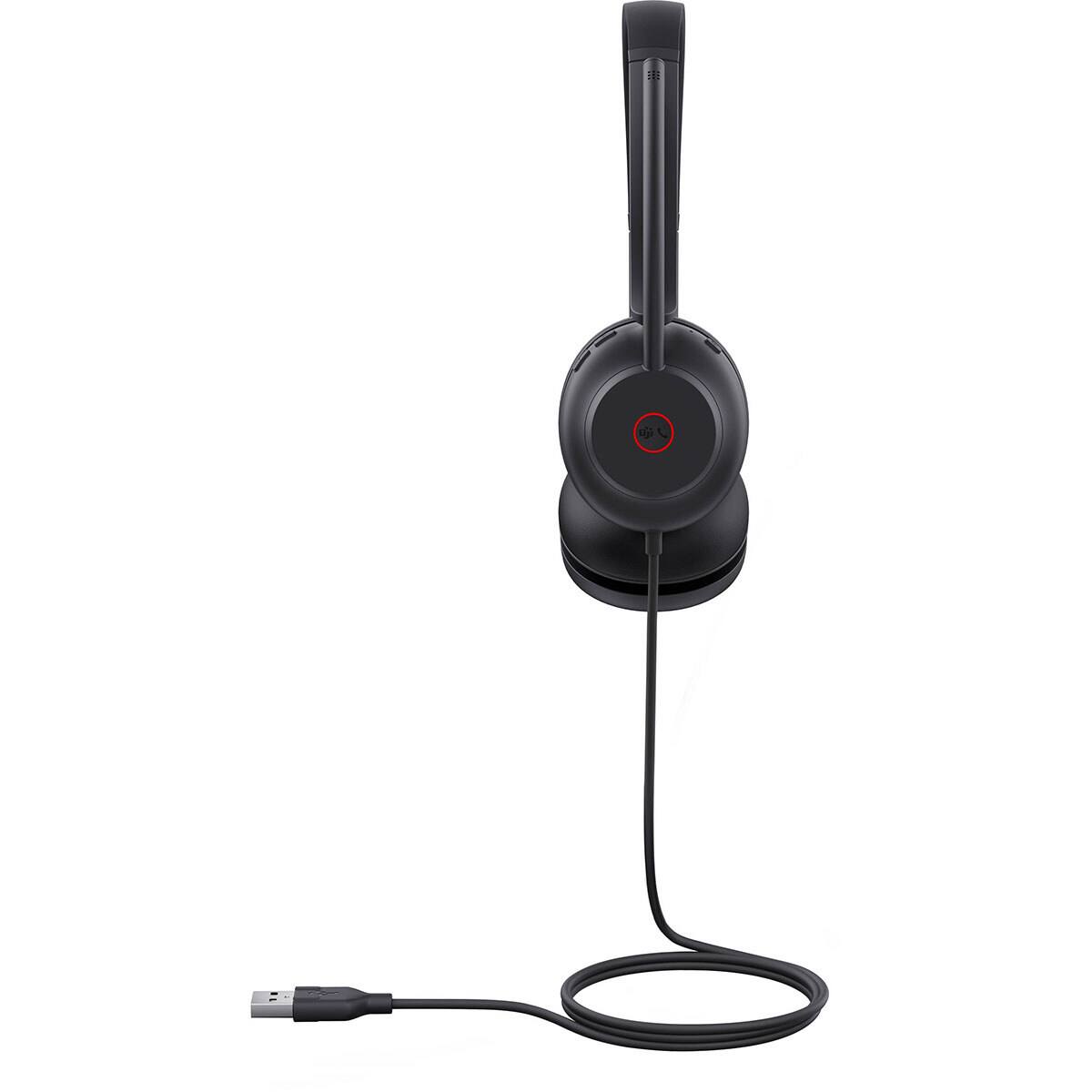 Alt View 4. Yealink - Yealink Yealink USB Wired Headset - Black.