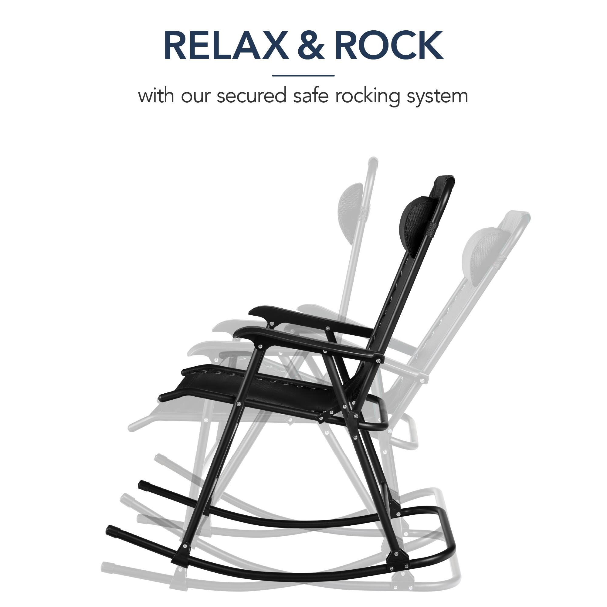 RELAX & ROCK  
with our secured safe rocking system