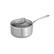 Angle. Tramontina - 3Qt Covered Sauce Pan - Silver.