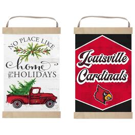 Jardine - Louisville Cardinals 12" x 20" Reversible Banner Sign - White