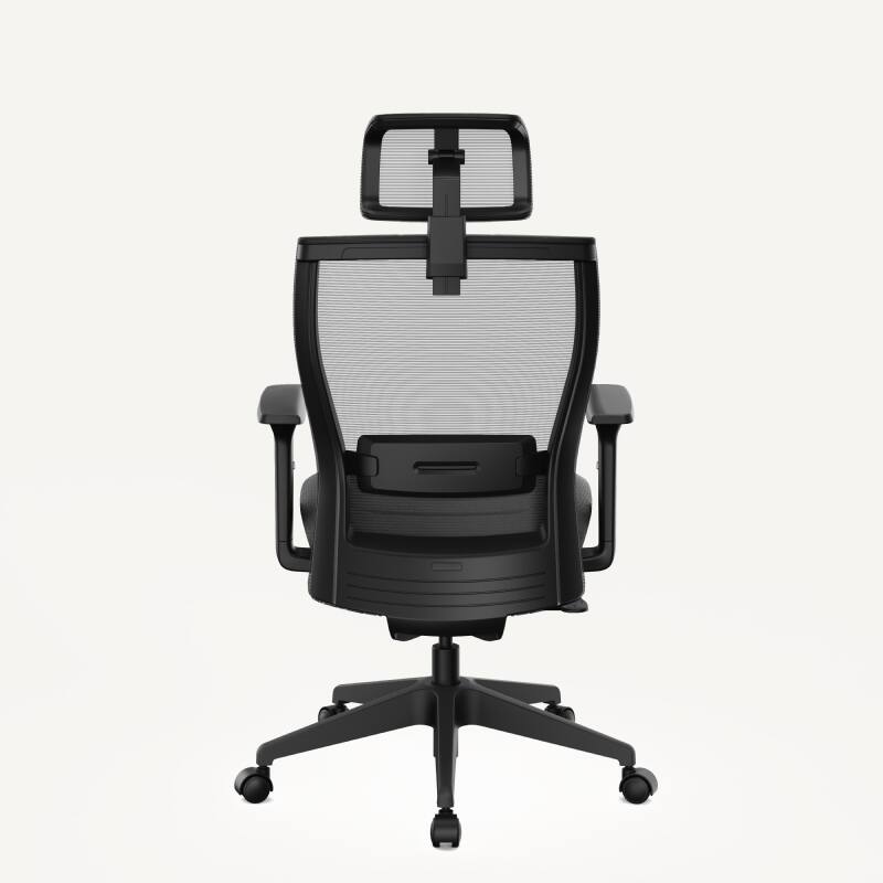Left. FlexiSpot - FlexiSpot C4 Ergonomic Office Chair with Foam Seat Cushion, Adjustable Height, Lumbar Support & Swivel Desk Chair - Black.