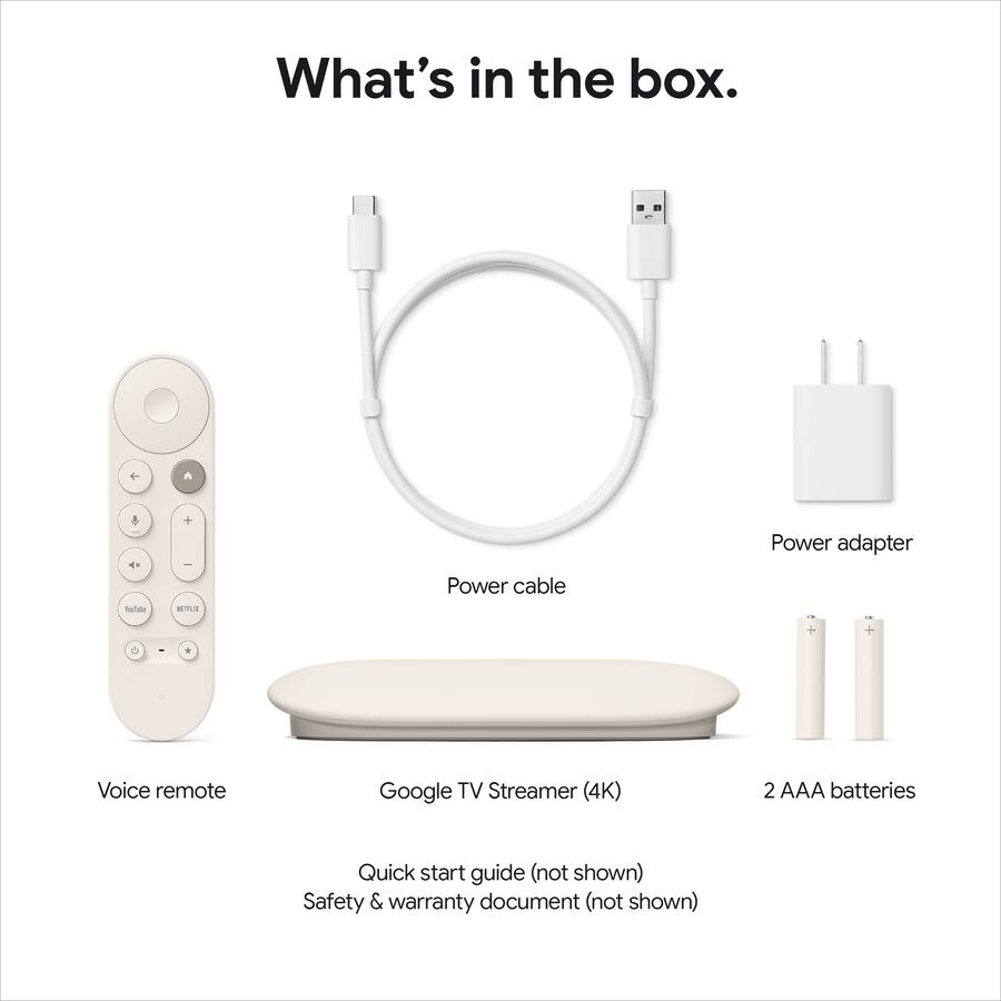 新品未開封 Google TV Streamer 4K 本体 Google TV Streamer 4K Fast Streaming Entertainment Device in