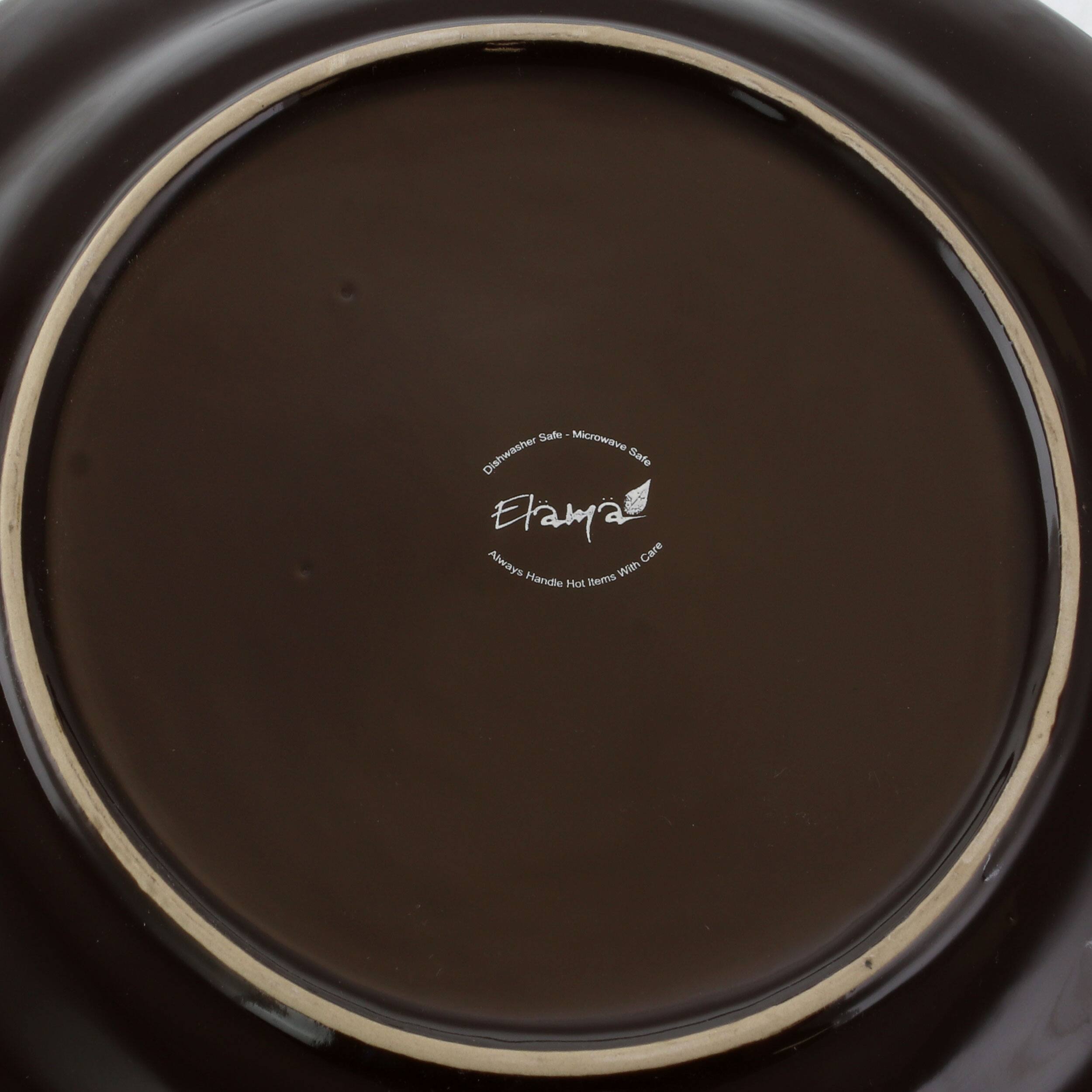 Always Handle Hot Items With Care - Microwave Safe - Dishwasher Safe - Elama