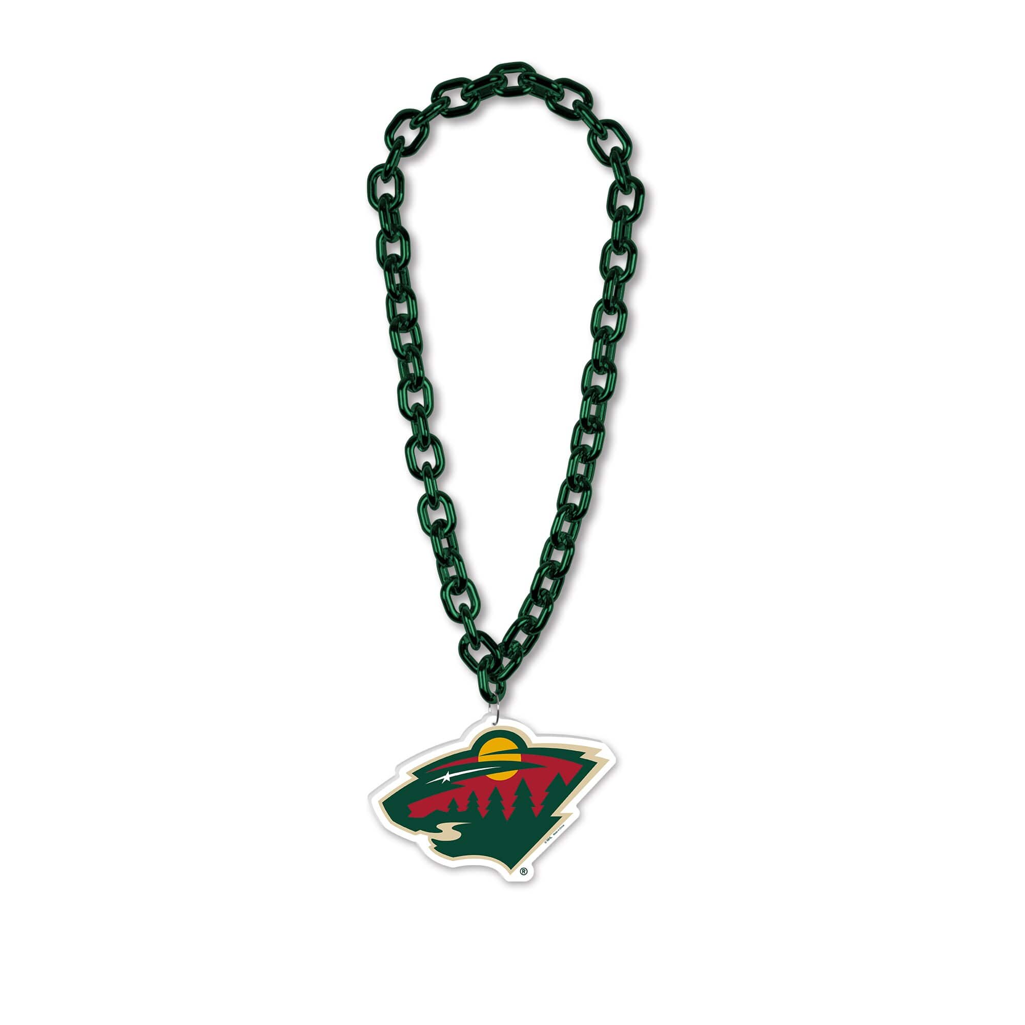 WinCraft - Minnesota Wild Big Chain Logo Necklace - Multicolor