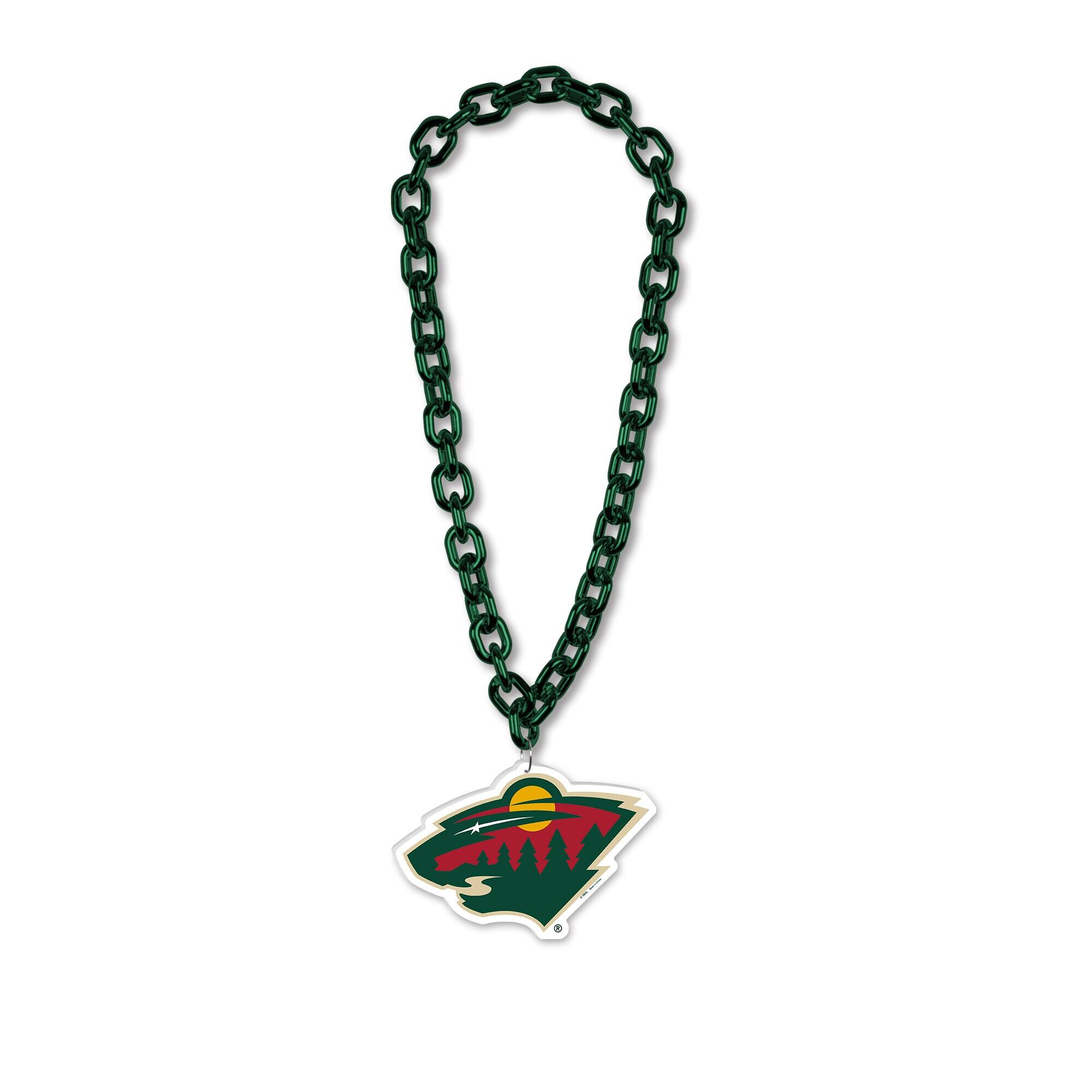 WinCraft - Minnesota Wild Big Chain Logo Necklace - Multicolor