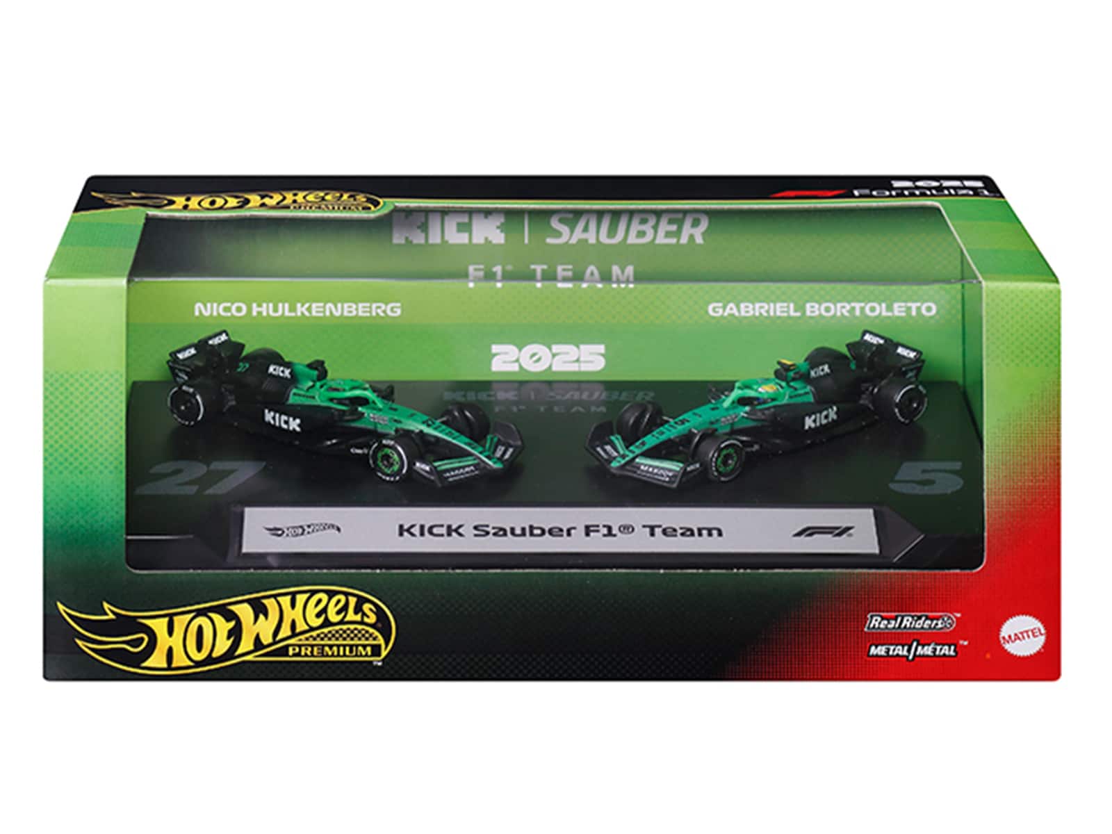"""Kick Sauber F1 Team"" Formula One F1 World Championship (2025) 2 Piece Set Diecast Model Cars by Hot Wheels" price history on PriceWatchPro