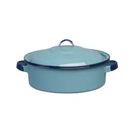 Granite Ware - Casserole Dish, 5 Qt - Turquoise Blue