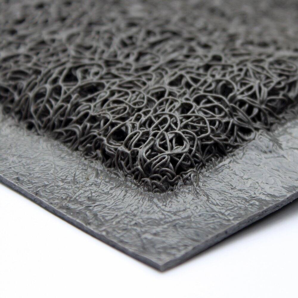 Angle. Floortex - Doortex Twistermat Indoor Entrance Mat, Storm Gray - 48" x 72" - Storm Gray.