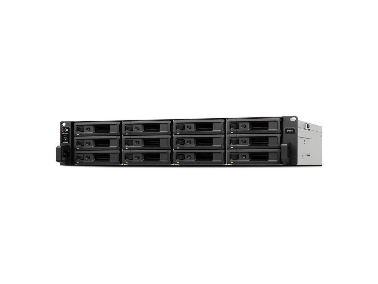 Alt View 1. Synology - Synology SA3610 12-Bay Diskless Rackmount NAS Storage System.