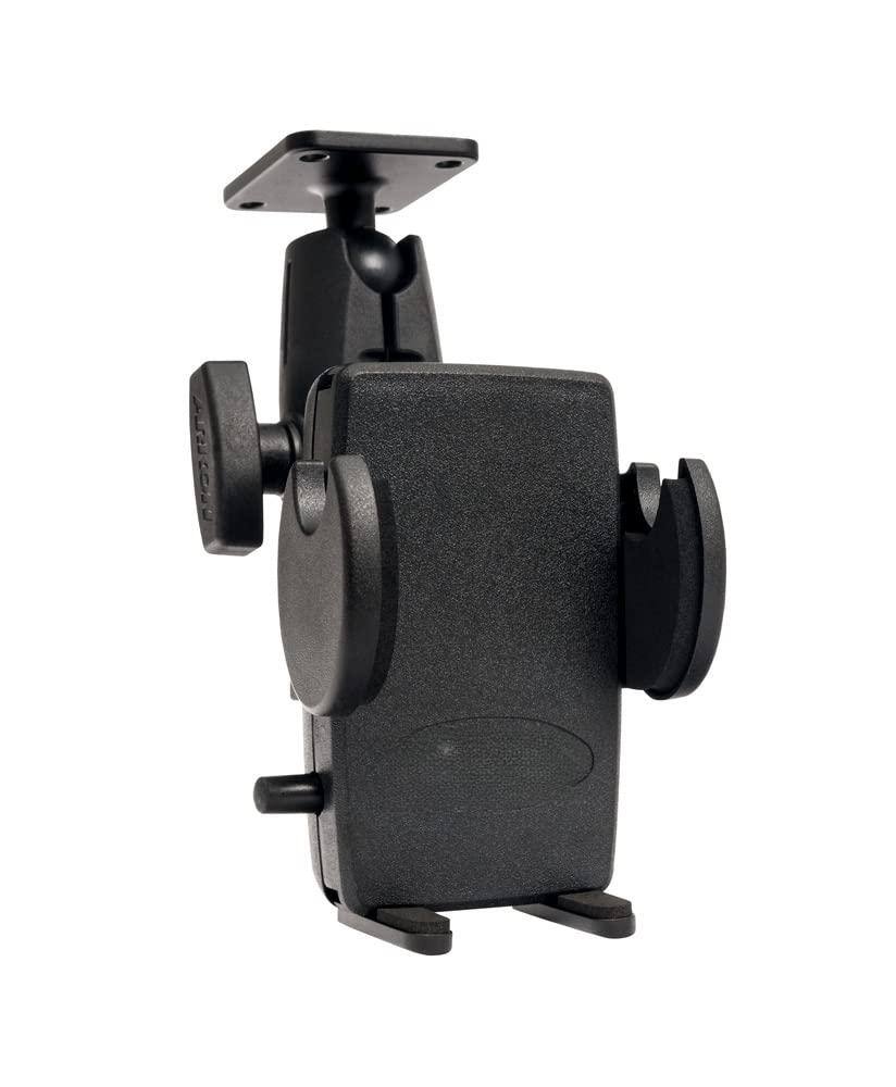 Front. HM 1810 - Mounts Drill base Mega Grip Phone Mount   Universal Fit 360  Angle Flat Surface Amps Mounting Compatible With - Default.