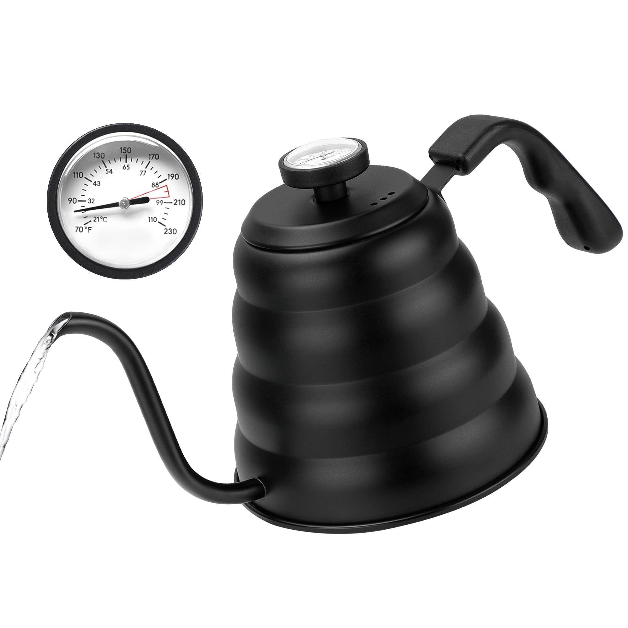 Dapper Styles Tea Kettle With Pot Stovetop Gooseneck Teapot Pour Over ...