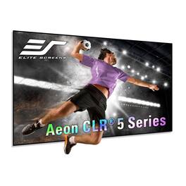 Elite Screens - Aeon CLR 5®, CeilingLightRejecting,152"Diag.,16:9,EDGE FREE® Fixed Frame Ultra-Short Throw Projector Screen,AR152H-CLR5 - Light Gray