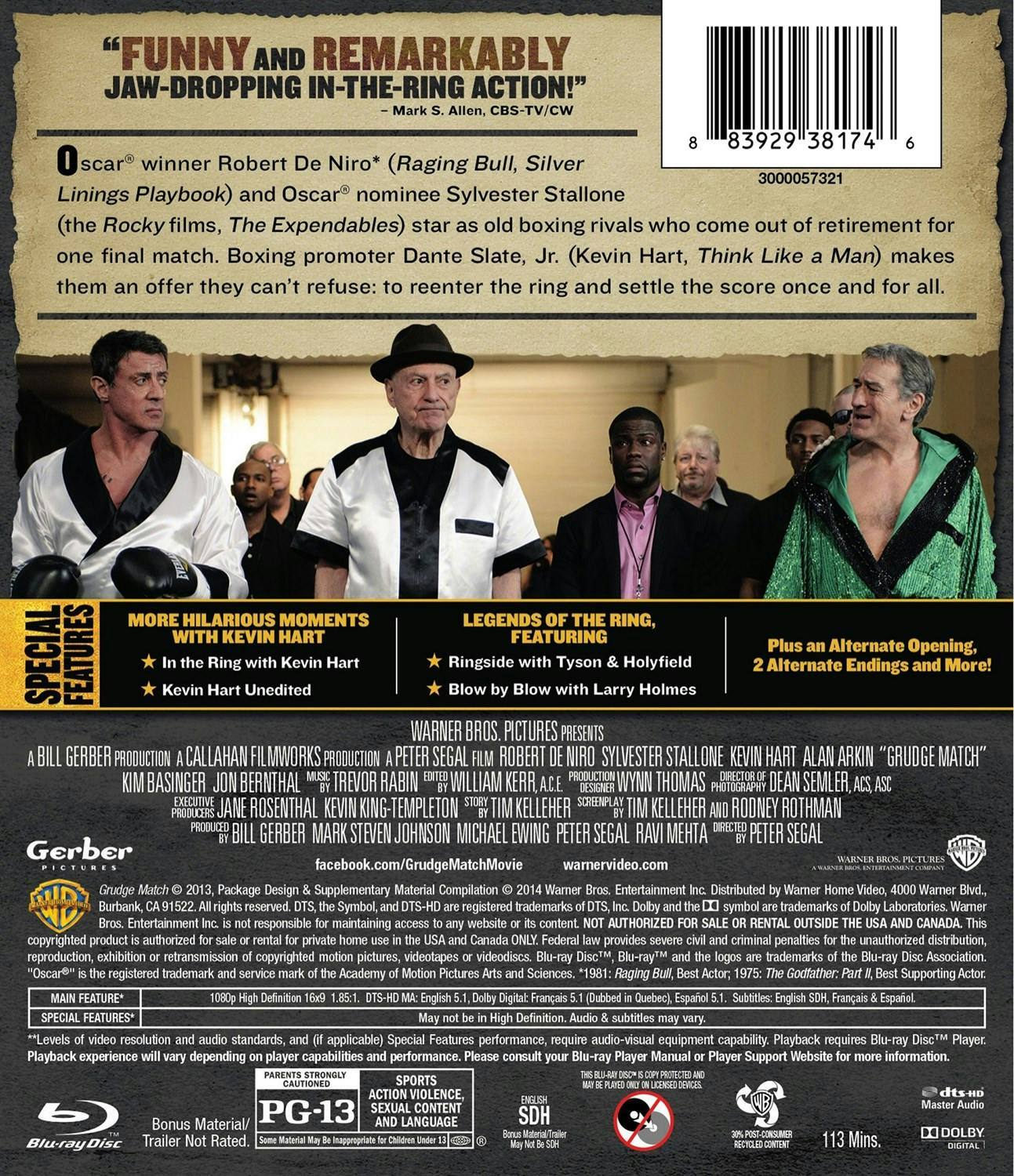 Back. Grudge Match [Blu-ray].