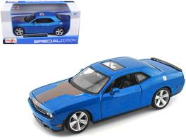 2008 Dodge Challenger SRT8 1/24 Diecast Model Car by Maisto - Blue Metallic
