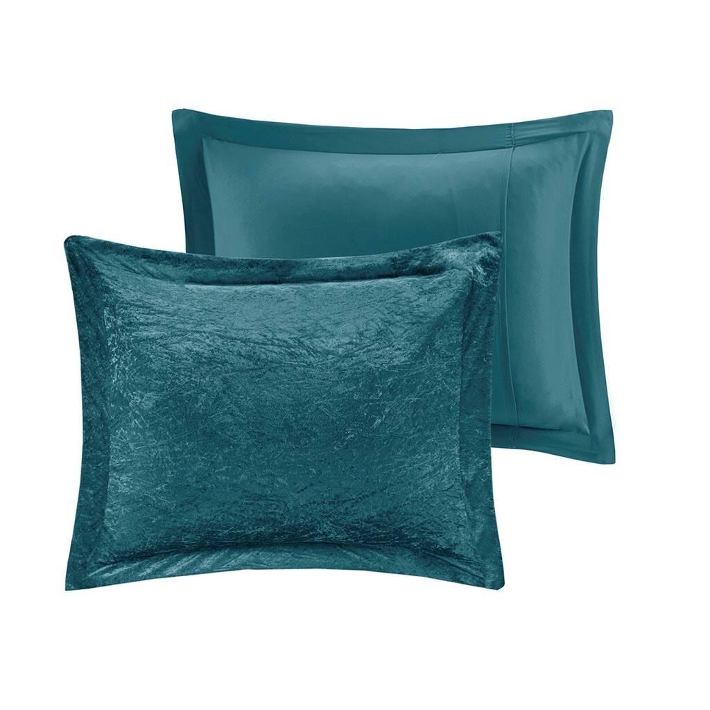Alt View 4. Gracie Mills - Gracie Mills Andrea Duvet Cover Set with Throw Pillow - Teal.