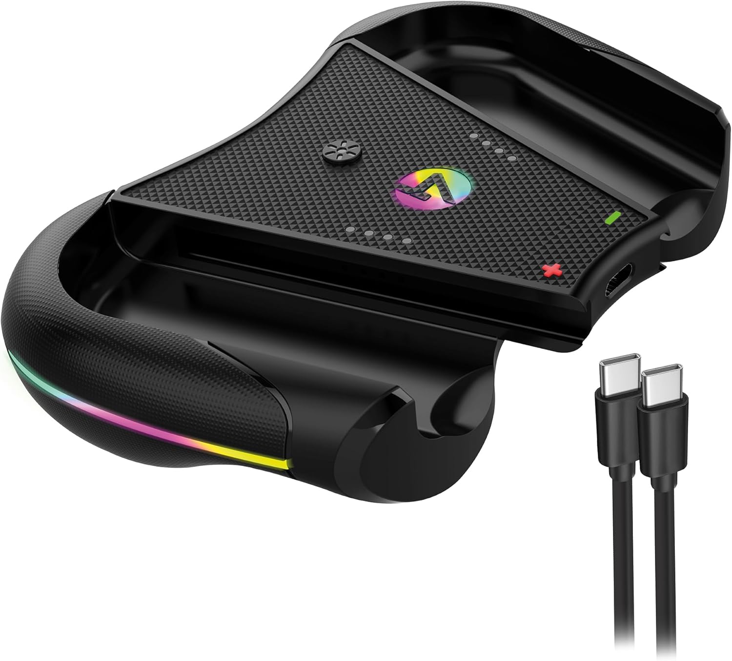 Alt View 3. 4Gamers - Light Up Switch Joy-Con Play & Charge Controller - Mulit.