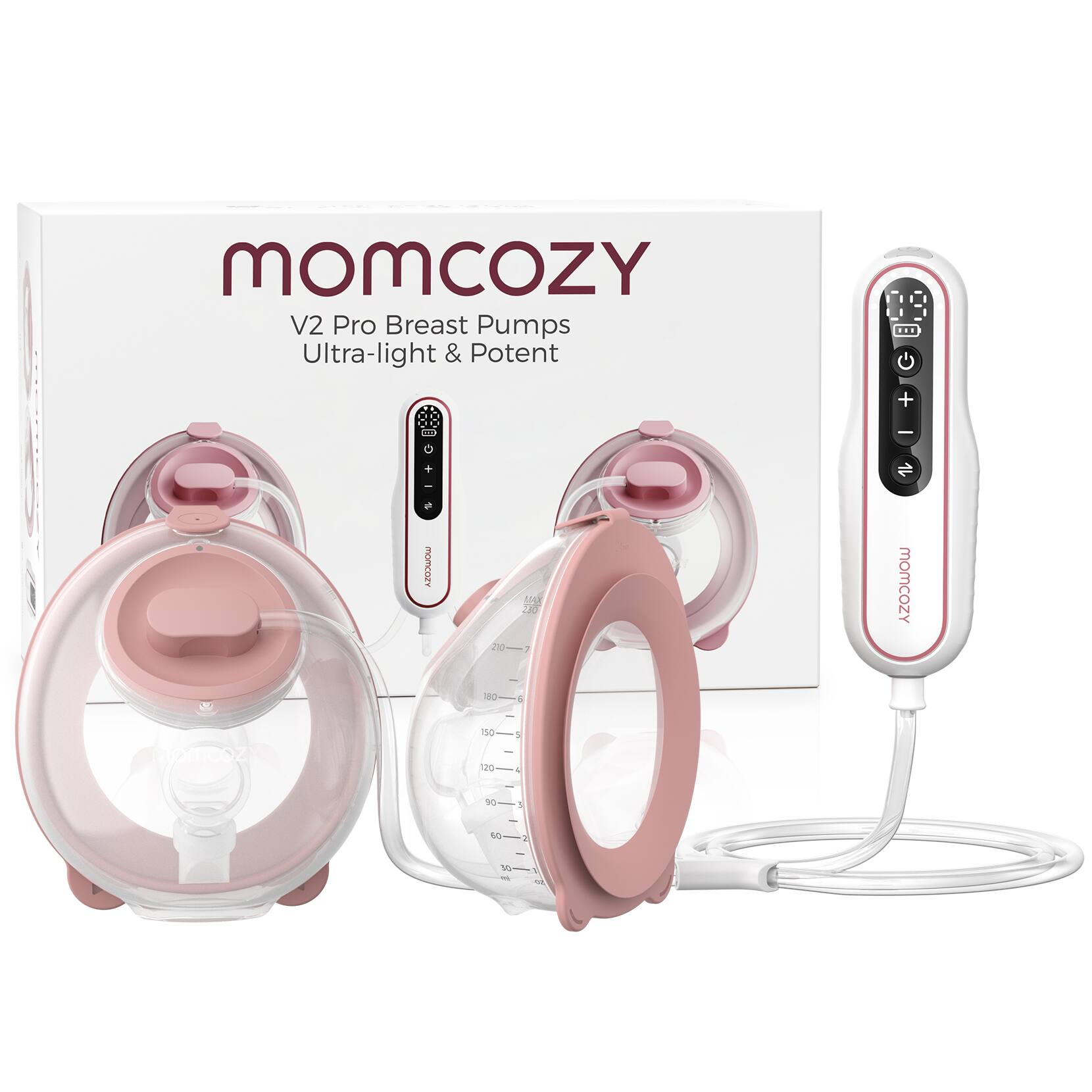 Momcozy V2 Pro Hospital Grade Wearable Breast Pump Ultra