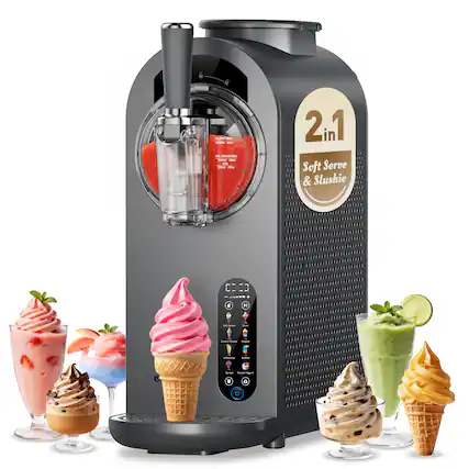 US - A C -.. - - - Pm -dde 2in1 1 Soft Serve & Slushie C + 4 H - - - - : - - - - 4 D