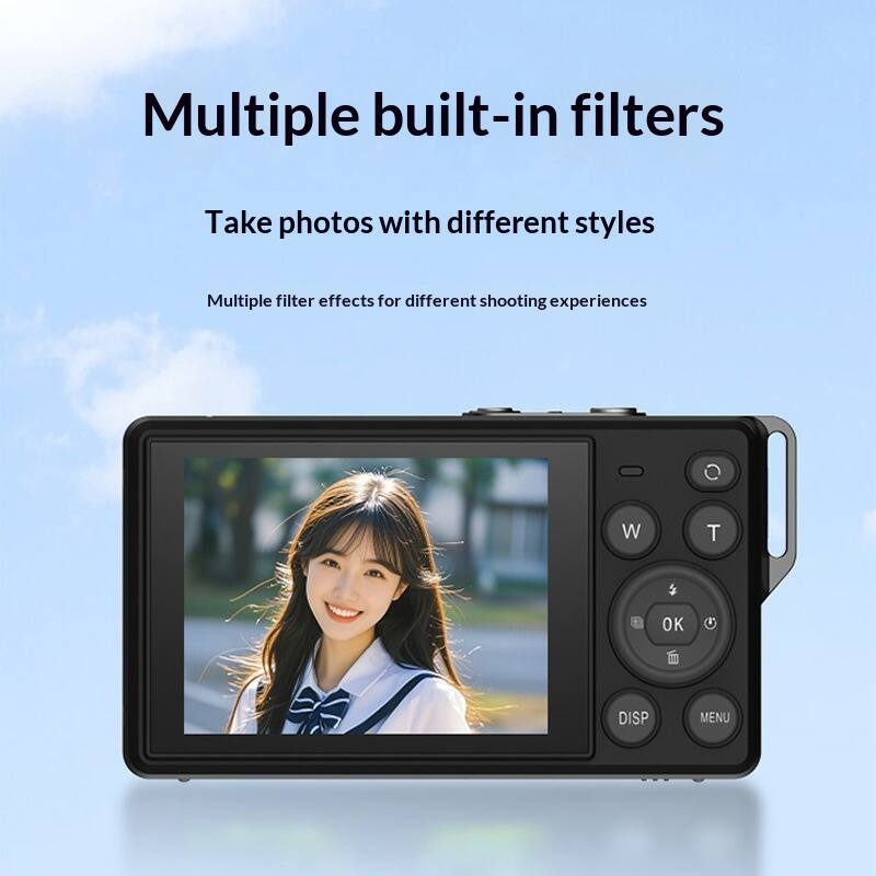 Multiple built-in filters  
Take photos with different styles  
Multiple filter effects for different shooting experiences