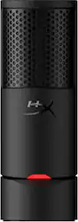 HyperX - SoloCast 2 Wired Cardioid USB-C Condenser Gaming Microphone - Black - Front_Zoom